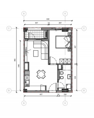 APARTAMENT 1+1 NE SHITJE NE ALI DEM &mdash; 7