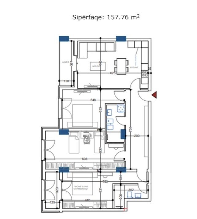 APARTAMENT 3+1+2 NE SHITJE PASKUQAN